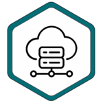 Domain, hosting and SSL infrastructure icon – VirtualReality