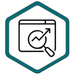 SEO and AIO search optimization icon – VirtualReality